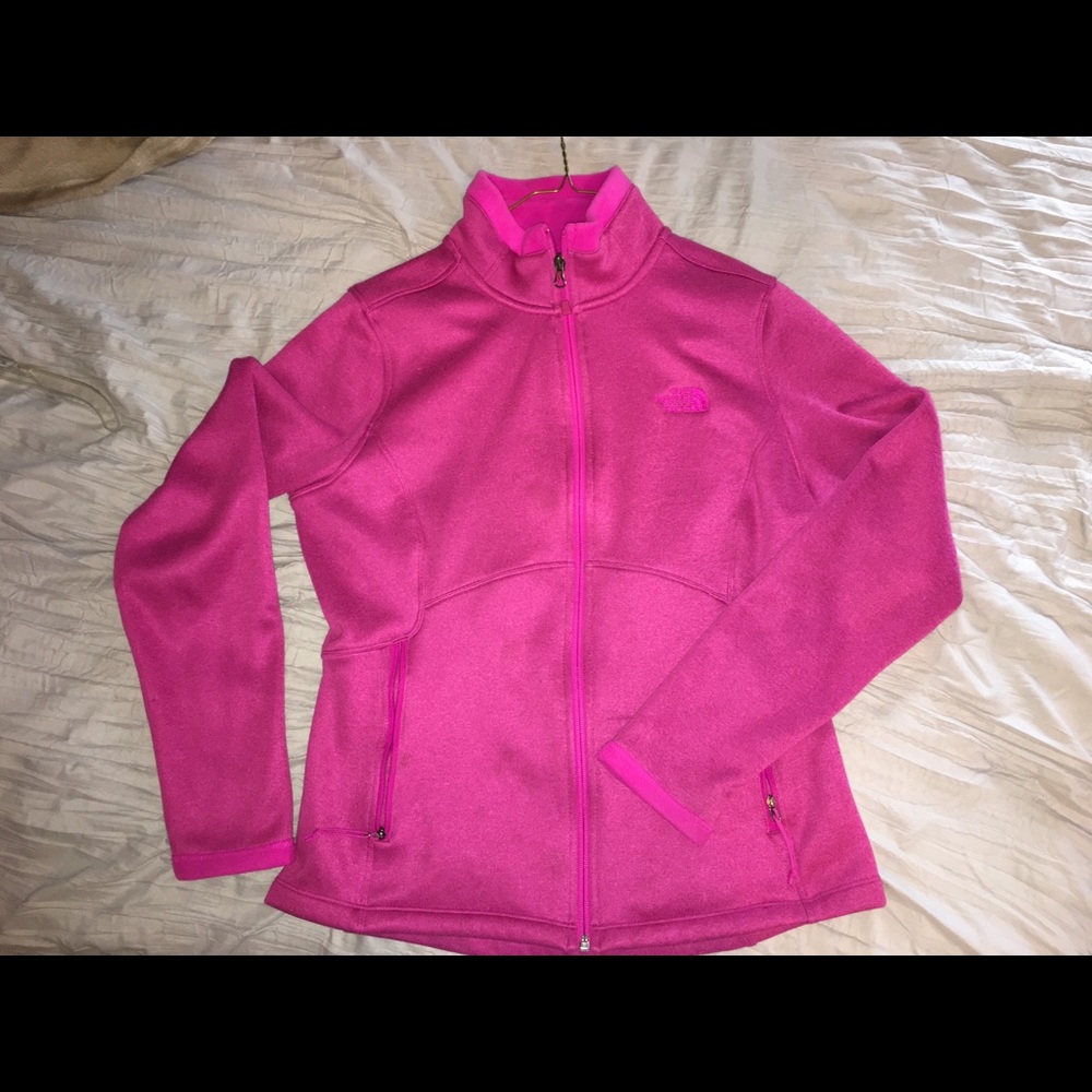 Pink north face